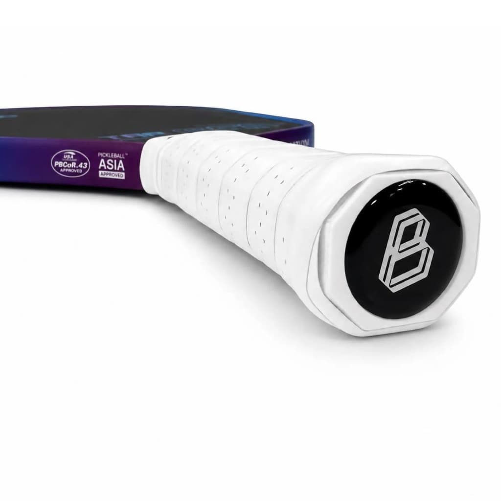 TAP paddle white perforated grip and end-cap detail